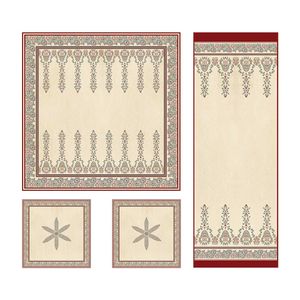 نقد و بررسی ست رومیزی 4 تکه شمسه نگار کد Tr541DR4 توسط خریداران