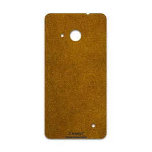 MAHOOT Brown-Chamois-Leather Cover Sticker for microsoft Lumia 550