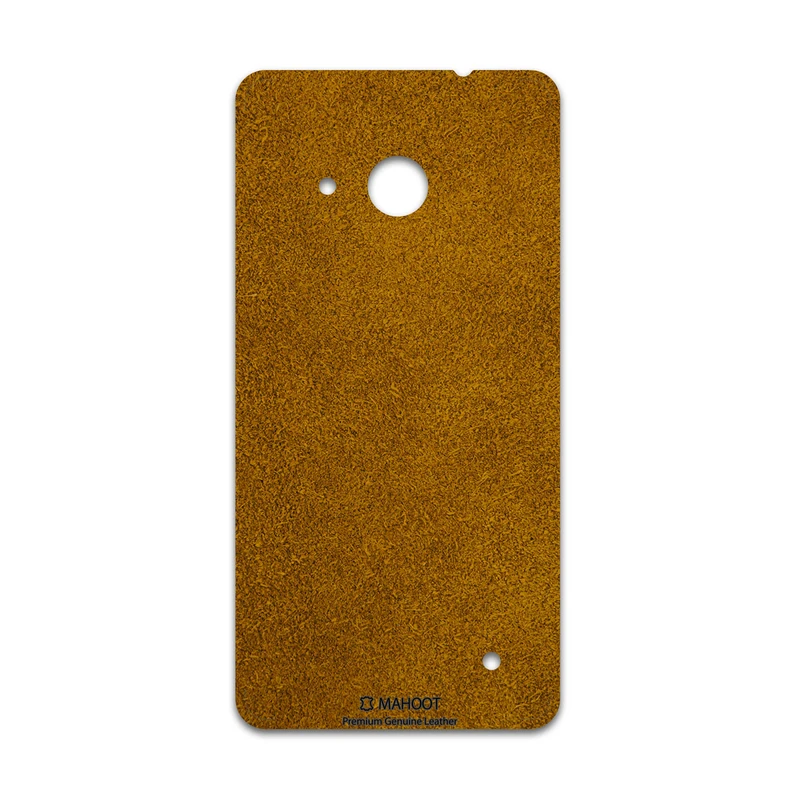 برچسب پوششی ماهوت مدل Brown-Chamois-Leather مناسب برای گوشی موبایل مایکروسافت Lumia 550
