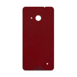 MAHOOT Red-Leather Cover Sticker for microsoft Lumia 550