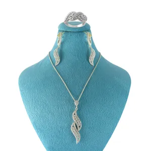   نیم ست نقره زنانه کد AS057