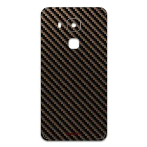 MAHOOT Glossy-Brown-Fiber Cover Sticker for Huawei Nova Plus