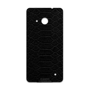MAHOOT Black-Snake-Leather Cover Sticker for microsoft Lumia 550