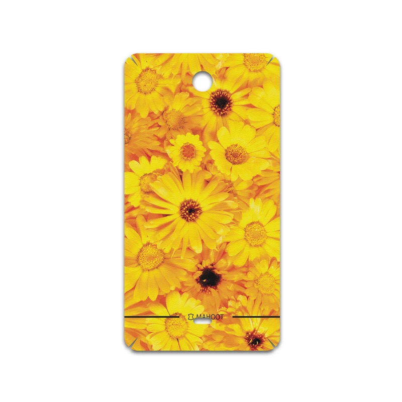 برچسب پوششی ماهوت مدل Yellow-Flower مناسب برای گوشی موبایل مایکروسافت Lumia 430