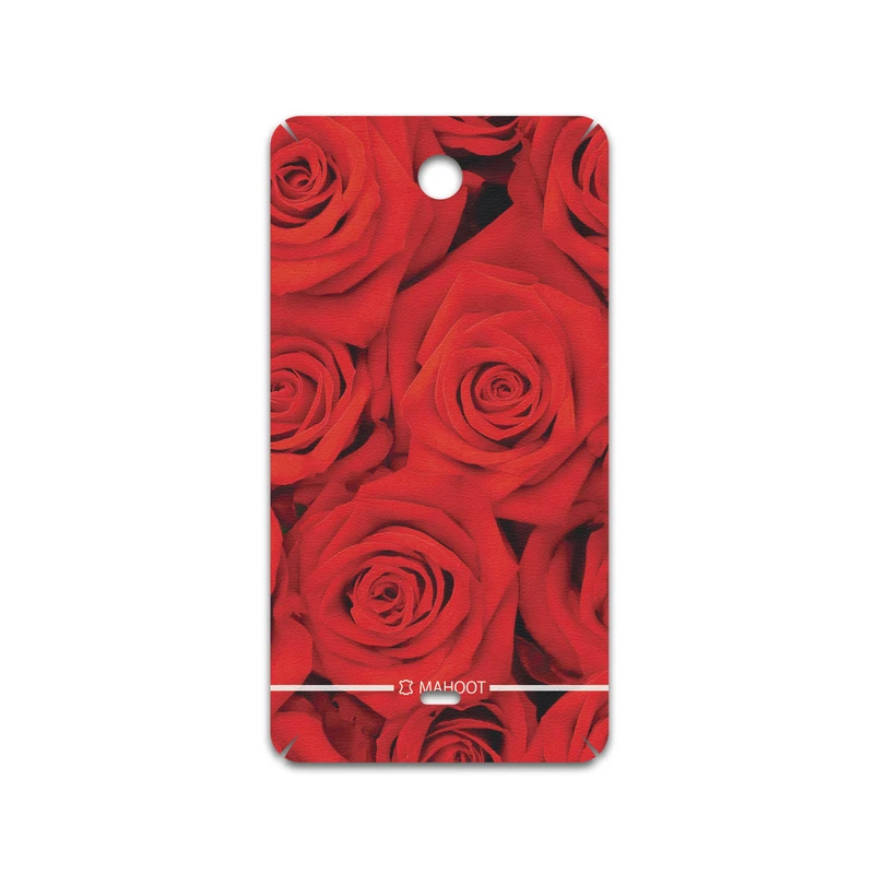 برچسب پوششی ماهوت مدل Red-Flower مناسب برای گوشی موبایل مایکروسافت Lumia 430