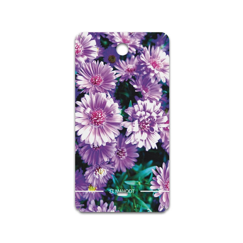 برچسب پوششی ماهوت مدل Purple-Flower مناسب برای گوشی موبایل مایکروسافت Lumia 430