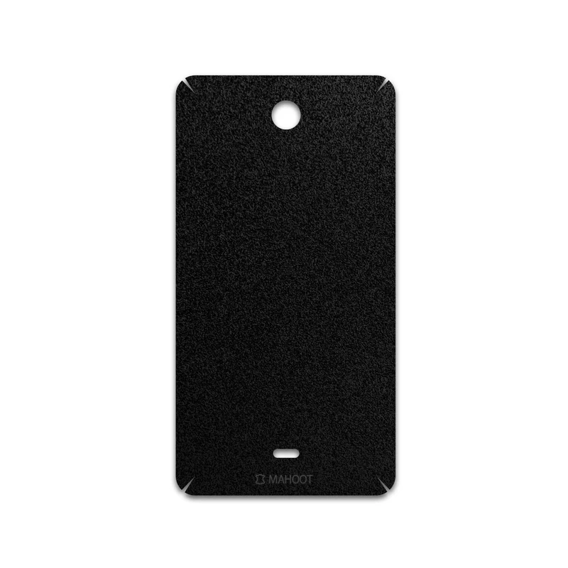برچسب پوششی ماهوت مدل Black-Suede مناسب برای گوشی موبایل مایکروسافت Lumia 430