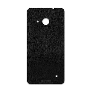 MAHOOT Black-Leather Cover Sticker for microsoft Lumia 550