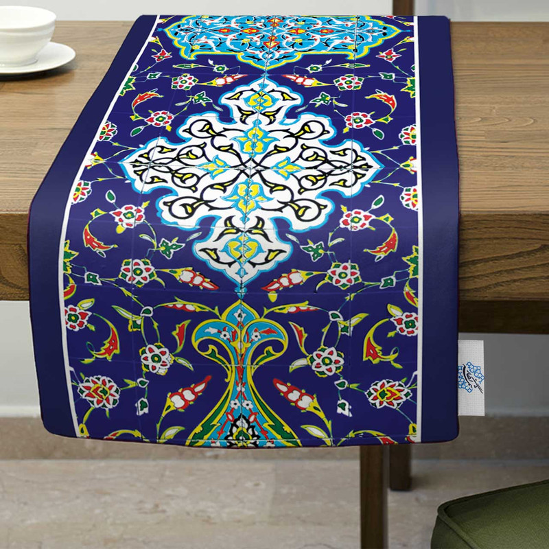 ست رومیزی 4 تکه شمسه نگار کد Tr567DR4