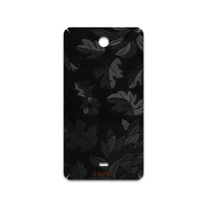 MAHOOT Black-Wildflower Cover Sticker for microsoft Lumia 430