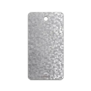 MAHOOT Silver-Silicon Cover Sticker for microsoft Lumia 430