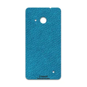 MAHOOT Blue-Leather Cover Sticker for microsoft Lumia 550