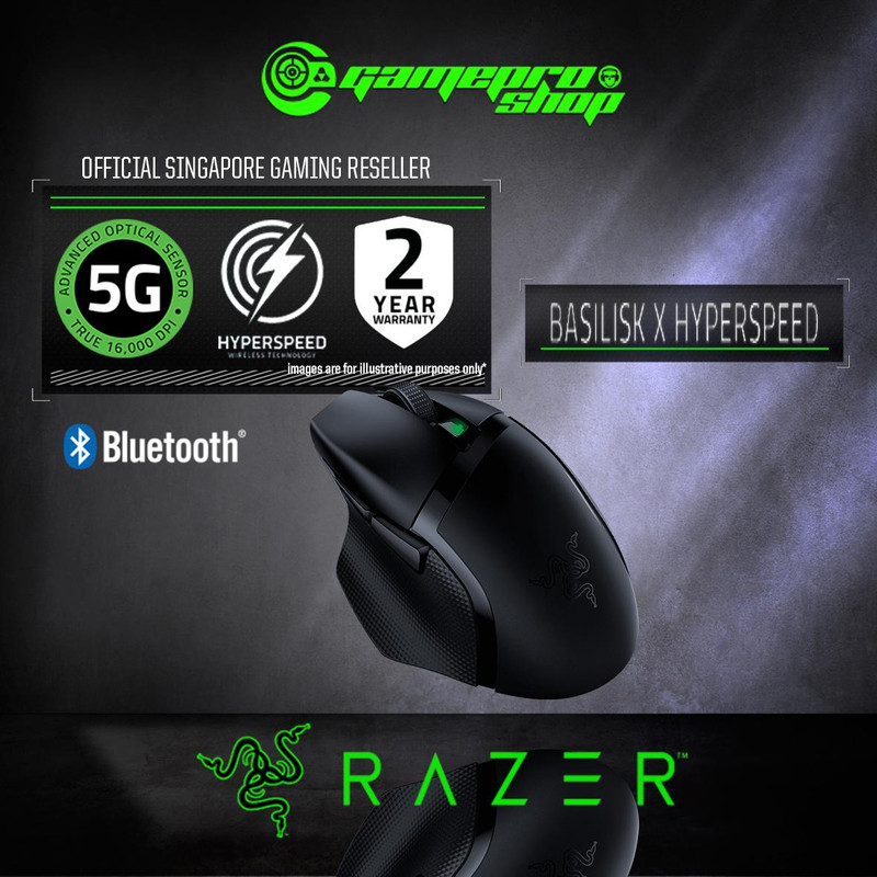 ماوس بی سیم مخصوص بازی ریزر مدل BASILISK X HYPERSPEED 3