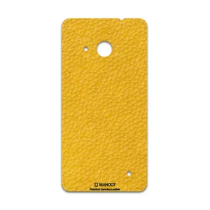 MAHOOT Mustard-Leather Cover Sticker for microsoft Lumia 550