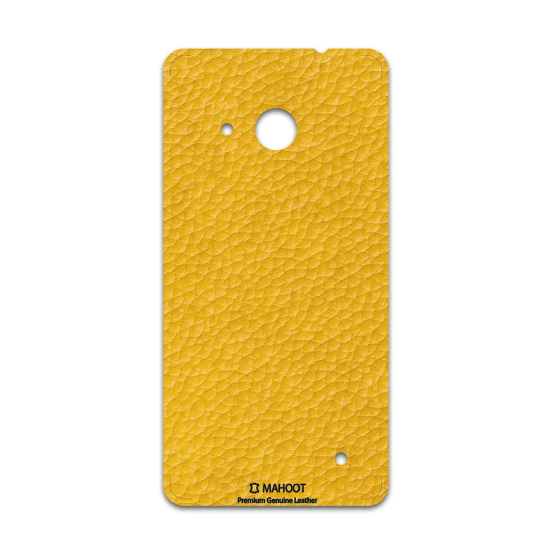 برچسب پوششی ماهوت مدل Mustard-Leather مناسب برای گوشی موبایل مایکروسافت Lumia 550
