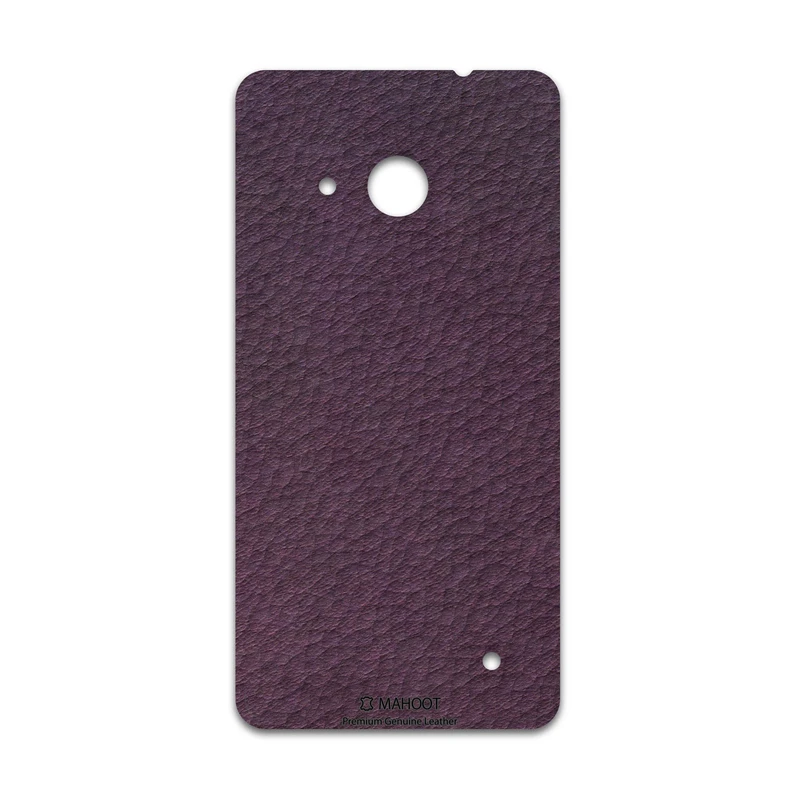 برچسب پوششی ماهوت مدل Purple-Leather مناسب برای گوشی موبایل مایکروسافت Lumia 550