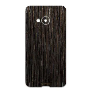 MAHOOT Dark-Gold-Stripes-Wood Cover Sticker for htc U Play