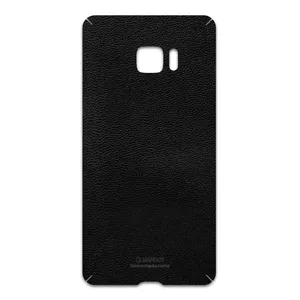 MAHOOT Black-Leather Cover Sticker for htc U Ultra