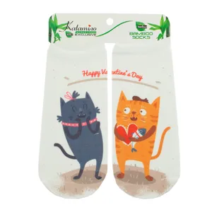  جوراب نوزاد کاتامینو طرح گربه های عاشق 