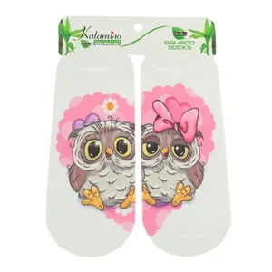 جوراب نوزادی کاتامینو طرح جغد های عاشق