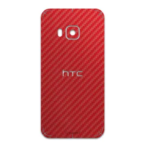MAHOOT Red-Fiber Cover Sticker for htc One S9