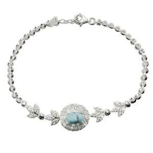 دستبند نقره زنانه  کد 02