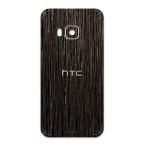 MAHOOT Dark-Gold-Stripes-Wood Cover Sticker for htc One S9