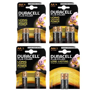 باتری قلمی و نیم قلمی دوراسل مدل Plus Power Duralock بسته 12 عددی