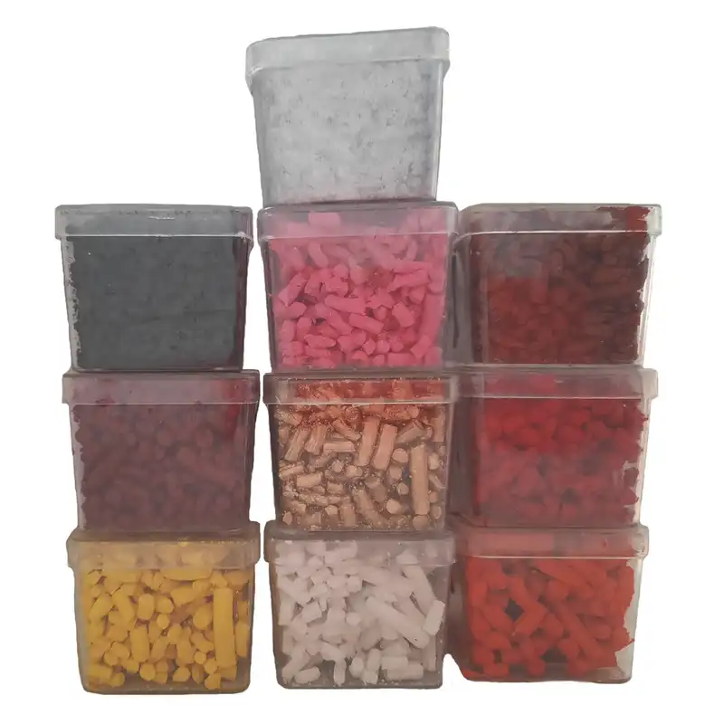 رنگ تزیین شمع مدل Kam10 بسته 10 عددی