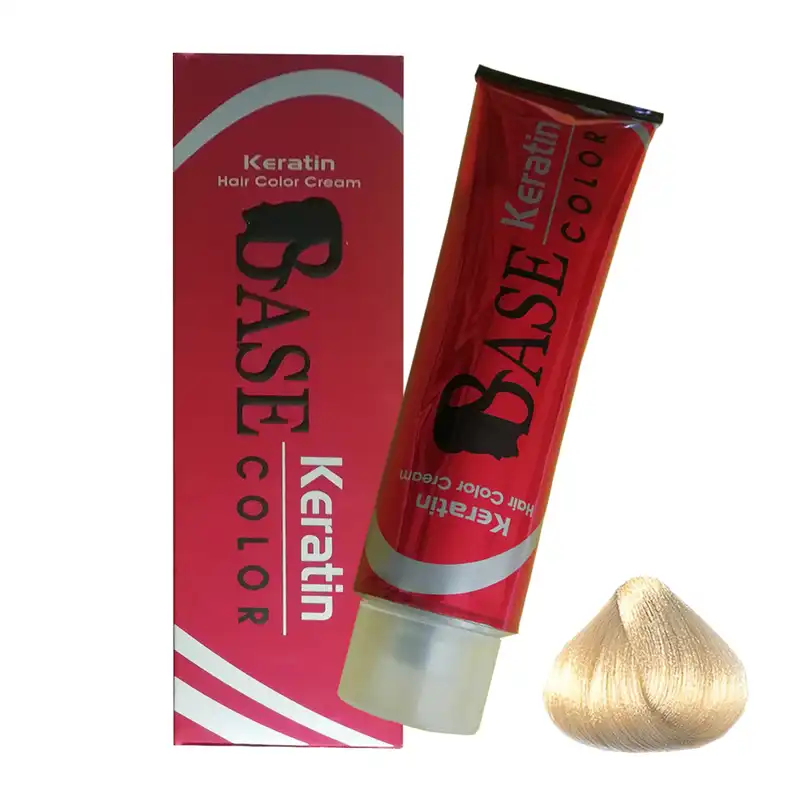 رنگ مو بیس کالر شماره 10.0 حجم 125 میلی لیتر رنگ بلوند پلاتینه