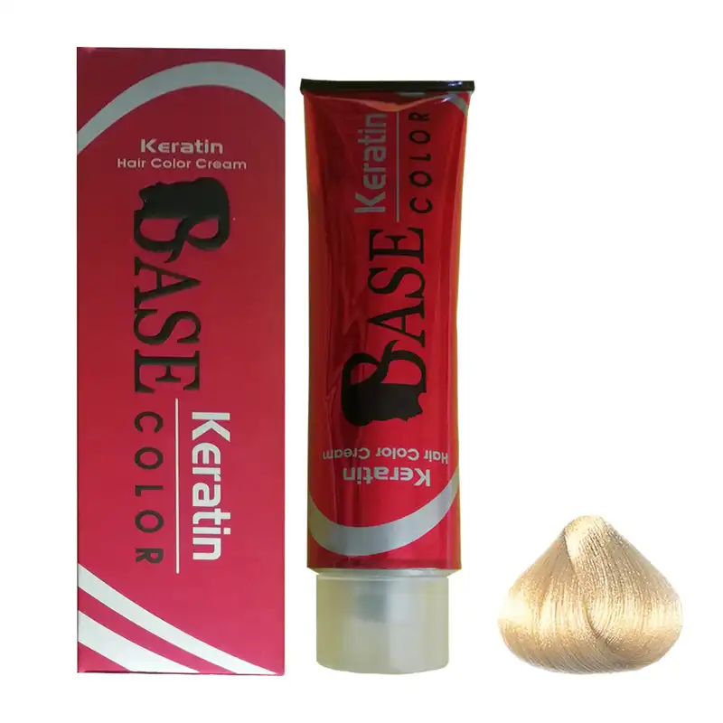 رنگ مو بیس کالر شماره 10.0 حجم 125 میلی لیتر رنگ بلوند پلاتینه