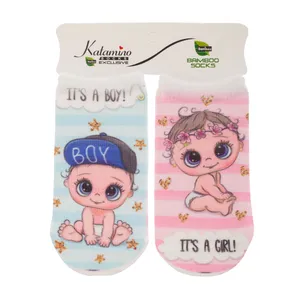 جوراب نوزاد کاتامینو طرح نوزاد