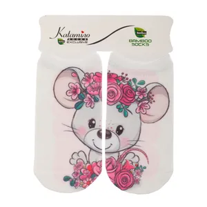 جوراب نوزادی کاتامینو طرح موش خجالتی