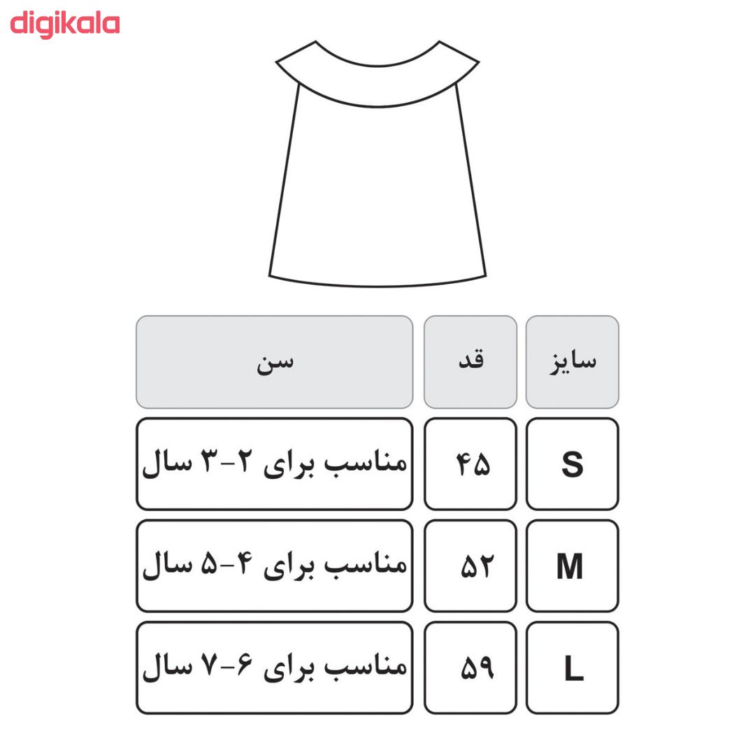 ست پيراهن و هدبند دخترانه كد F 1 main 1 6