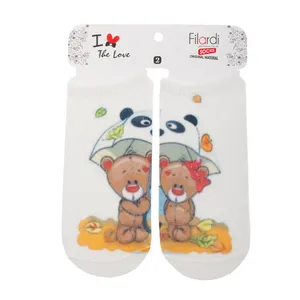 جوراب نوزادی فیلاردی طرح خرس کوچولوهای چتری