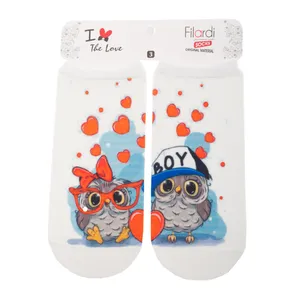  جوراب نوزاد فیلاردی طرح جغد های پیر عاشق 