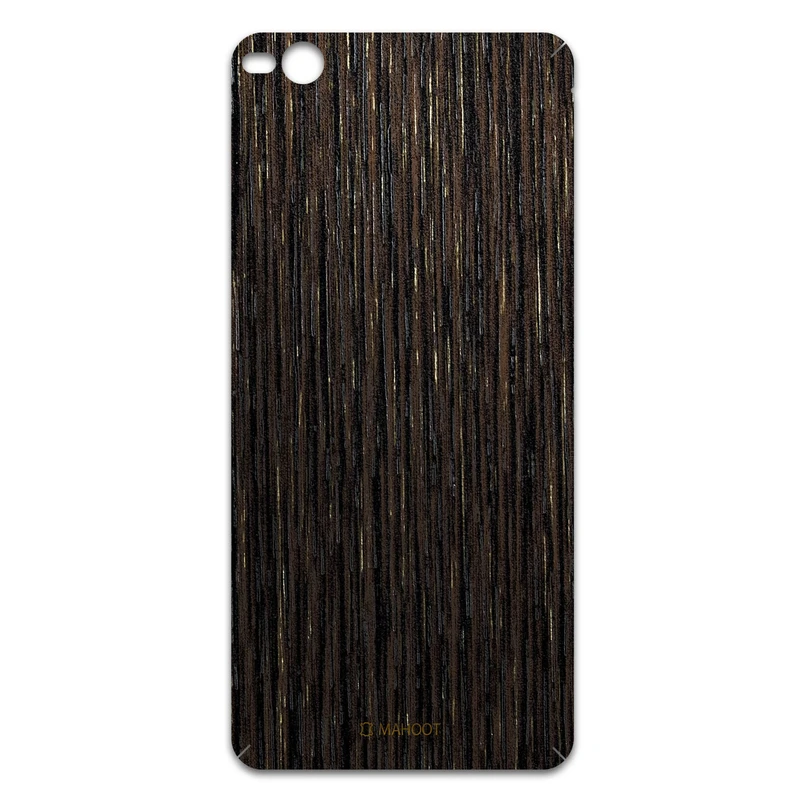 برچسب پوششی ماهوت مدل Dark-Gold-Stripes-Wood مناسب برای گوشی موبایل اچ تی سی One X9