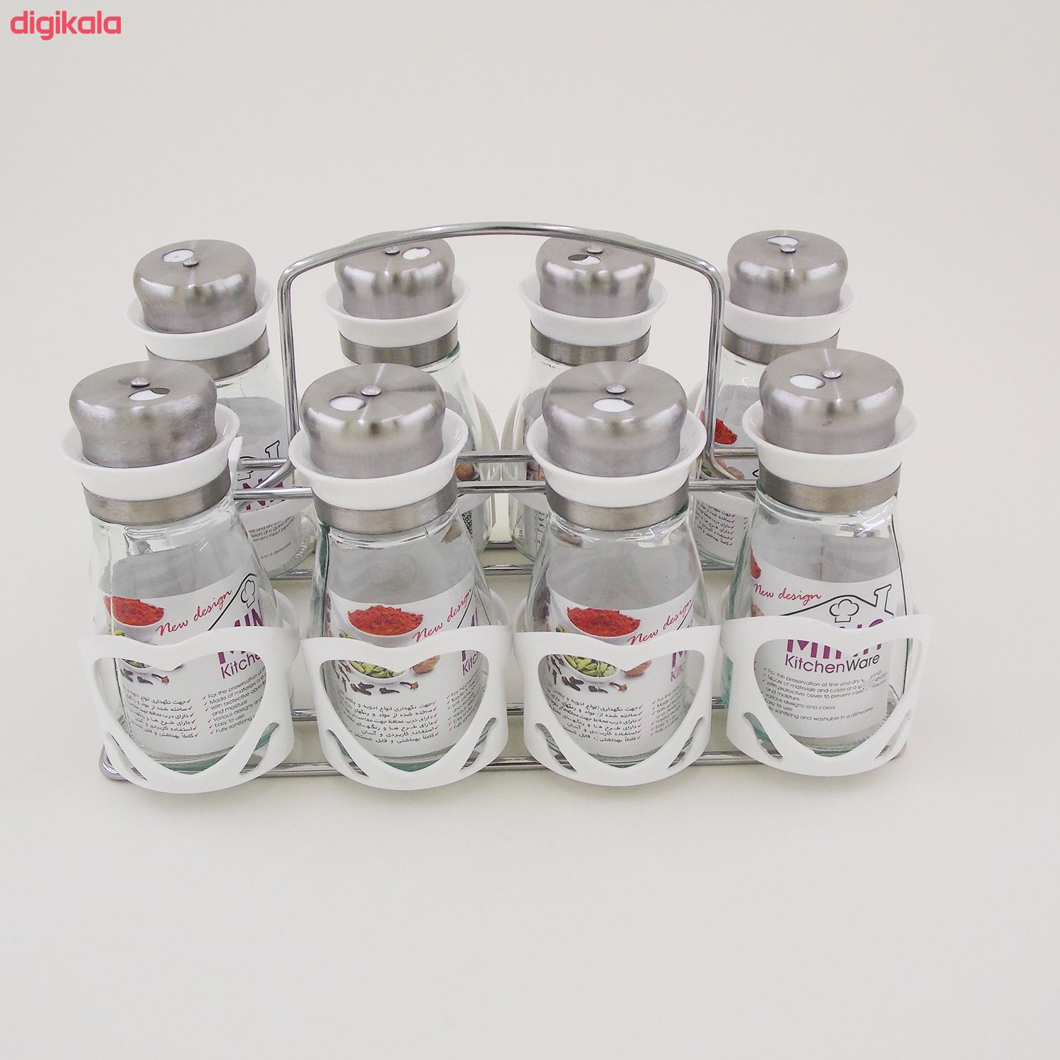 ست جای ادویه 9 پارچه مینا کد Re38 main 1 2