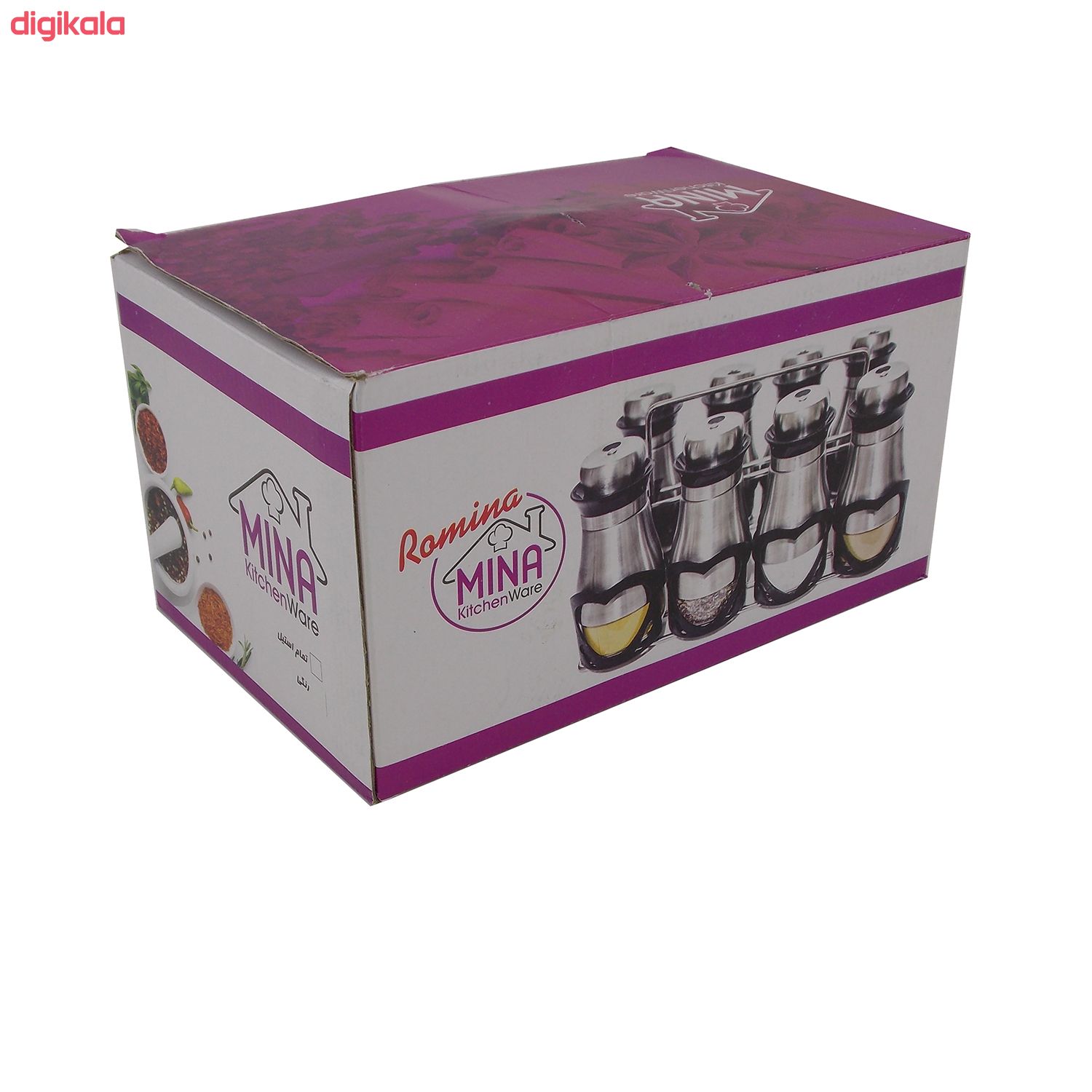 ست جای ادویه 9 پارچه مینا کد Re38 main 1 4