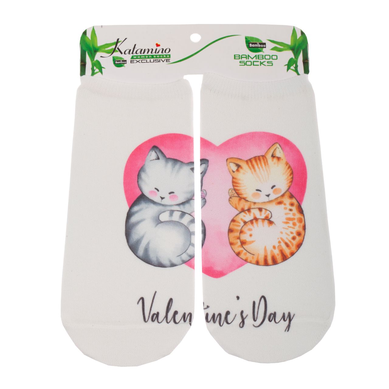جوراب دخترانه کاتامینو طرح گربه های خوابالو