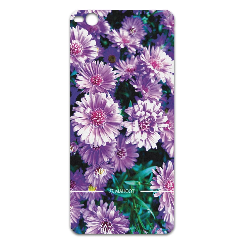 برچسب پوششی ماهوت مدل Purple-Flower مناسب برای گوشی موبایل اچ تی سی One X9