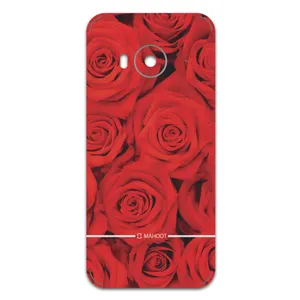 MAHOOT Red-Flower Cover Sticker for htc One ME