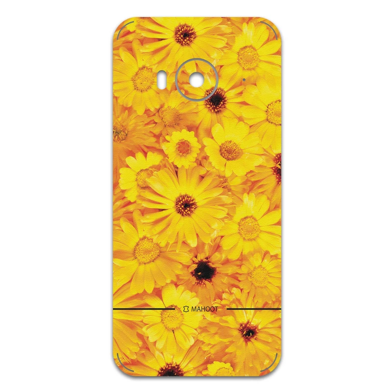 برچسب پوششی ماهوت مدل Yellow-Flower مناسب برای گوشی موبایل اچ تی سی One ME