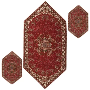 ست 3 تکه رومیزی ترمه مدل نسترن کد GH-0254