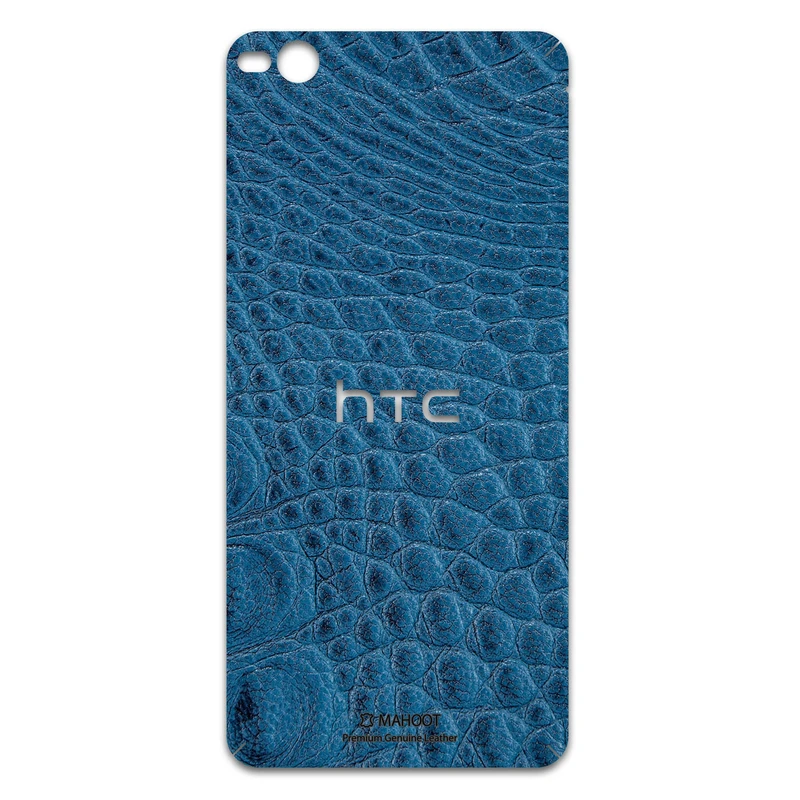 برچسب پوششی ماهوت مدل Blue-Crocodile-Leather مناسب برای گوشی موبایل اچ تی سی One X9