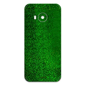 MAHOOT Green-Holographic Cover Sticker for htc One M7
