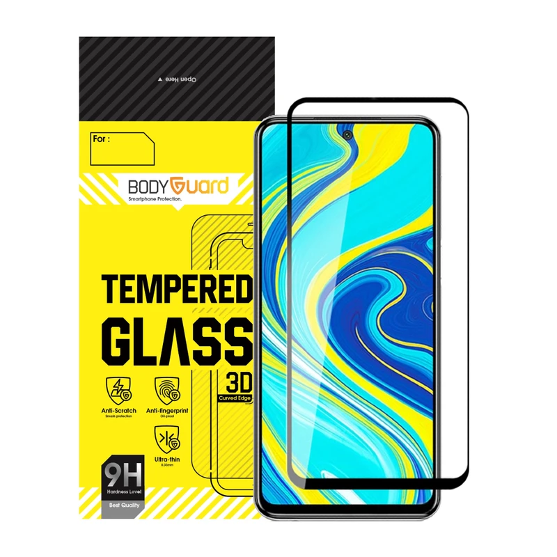 محافظ صفحه نمایش بادیگارد مدل FX مناسب برای گوشی موبایل شیائومی Redmi Note 9 Pro Max