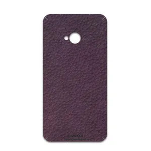 MAHOOT Purple-Leather Cover Sticker for htc One M7