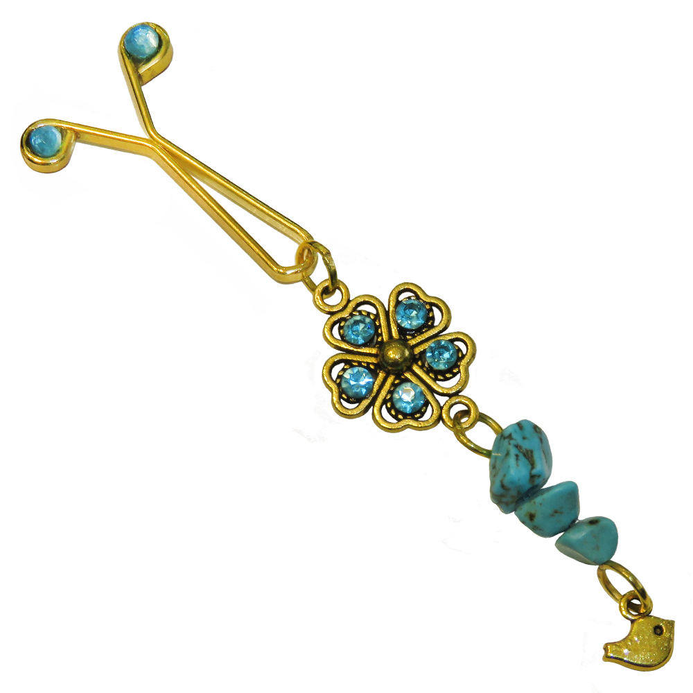 گیره روسری طرح گل کد Z12