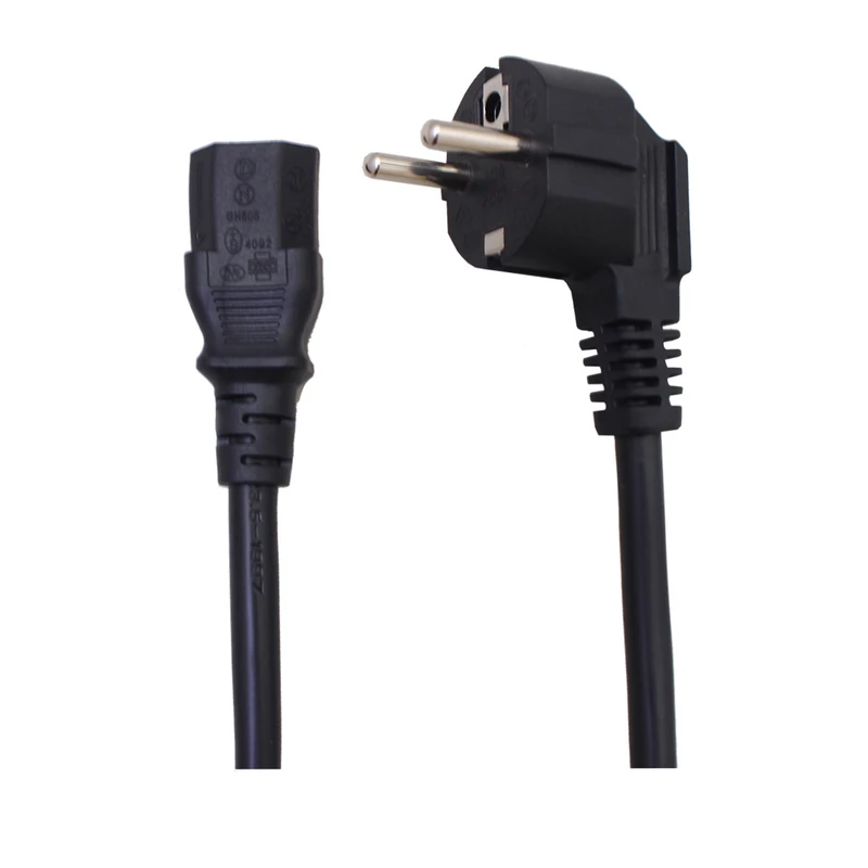 کابل برق سه پین منبع تغذیه کامپیوتر مدل کوپر طول 1.5 متر بسته 9عددی